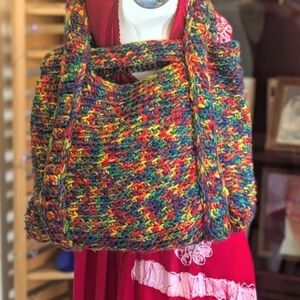🆕Handmade Crochet Hobo bag